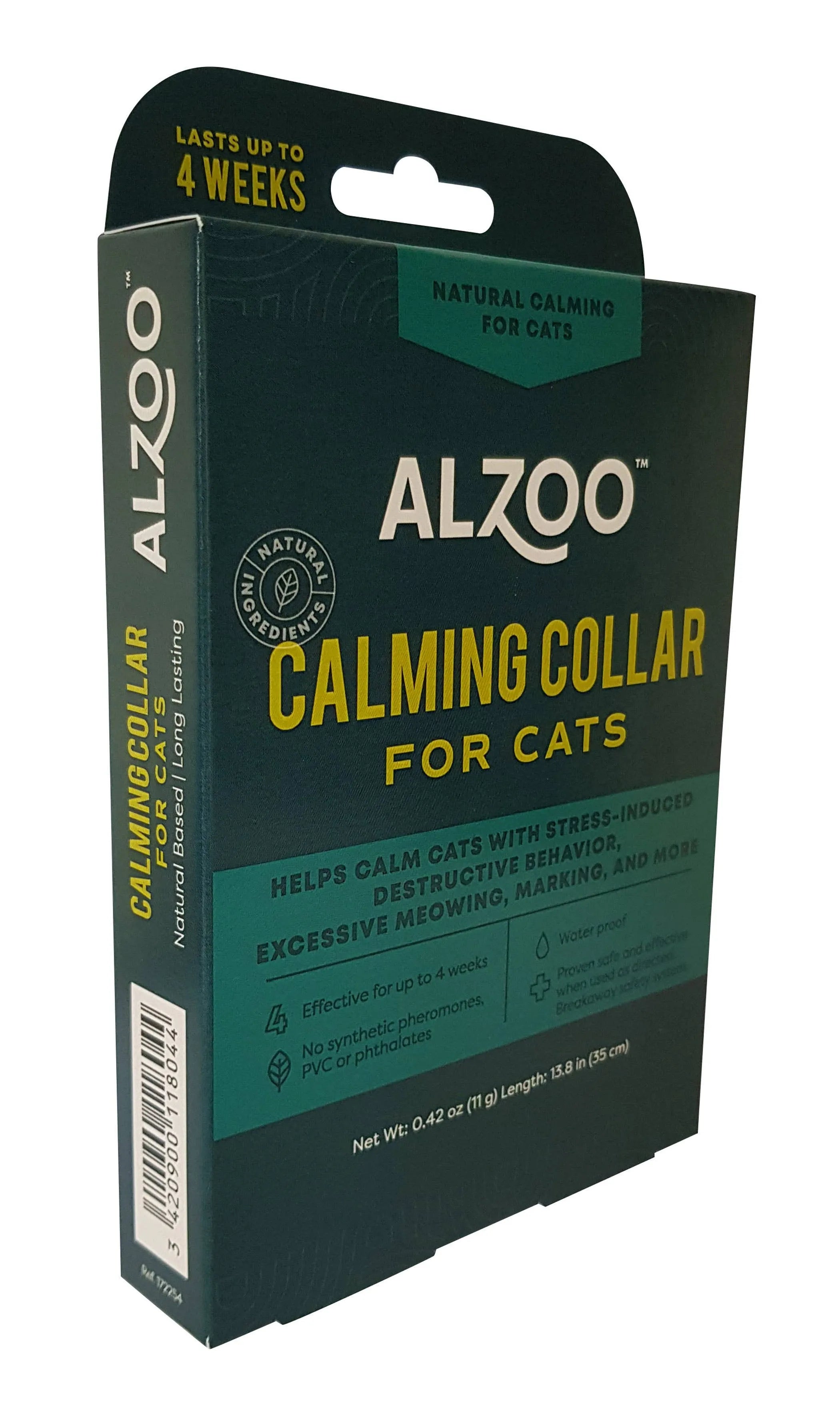 Natural Plant-Based Calming Collar for Cats back view | CalmPaws