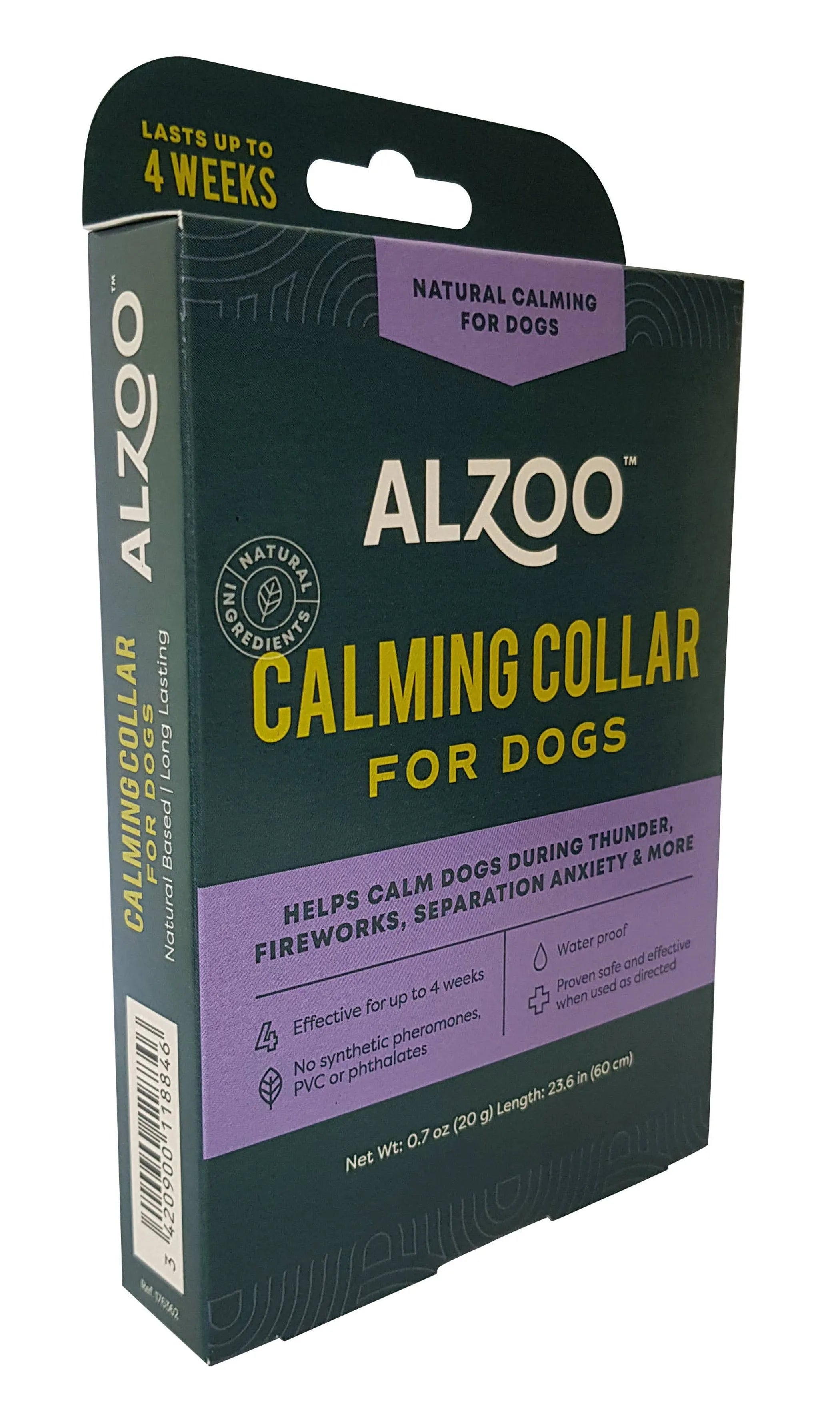 Natural Plant-Based Calming Collar for Dogs side view | CalmPaws