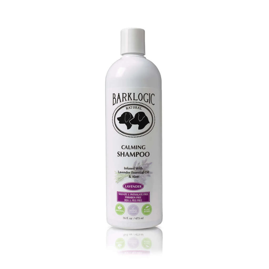 Calming Lavender Shampoo for Dogs - Sulfate-Free front view | CalmPaws