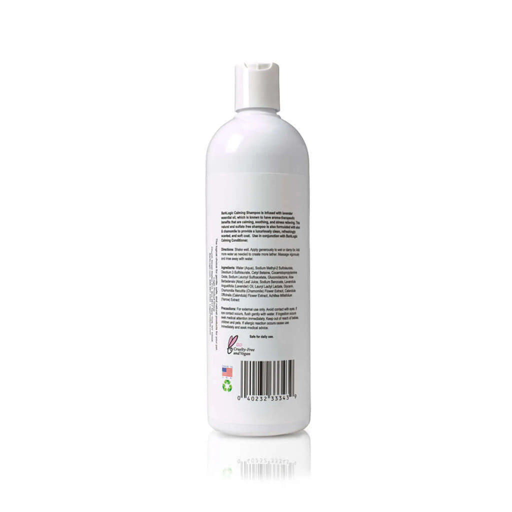 Calming Lavender Shampoo for Dogs - Sulfate-Free side view | CalmPaws