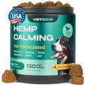 Hemp Calming Chews for High-Anxiety Dogs - Beef Flavor front view | CalmPaws