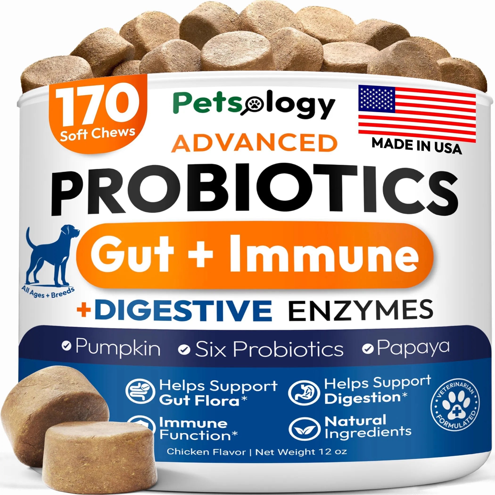 Probiotics for Dogs front view | CalmPaws